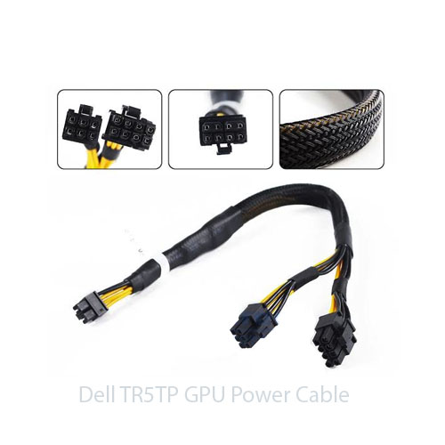 Dell TR5TP GPU Power Cable | 8-Pin to 6+8 Pin PCIe Power Adapter | For PowerEdge R640 R740 R740XD