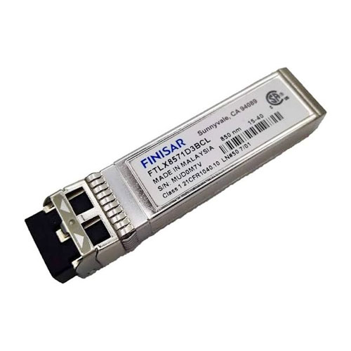 Finisar FTLX8571D3BCL 10Gb SFP+ Transceiver | 850nm Multimode Fiber SR/SW Optical Module
