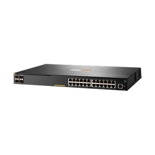 HPE Aruba JL255A 2930F 24G PoE+ 4SFP+ Managed Layer 3 Gigabit Ethernet Switch | 24-Port PoE+ | 4x SFP+ 1/10G Uplink | Stackable Enterprise Switch