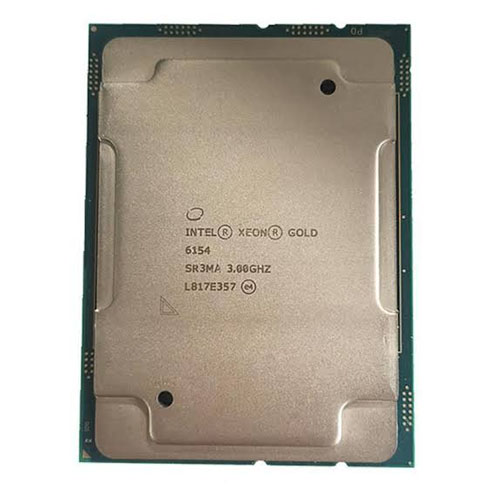 Intel Xeon Gold 6154 Server Processor | 18 Cores 36 Threads | 3.0 GHz Base | 3.7 GHz Turbo | LGA 3647 | 24.75MB Cache | High-Frequency Enterprise CPU