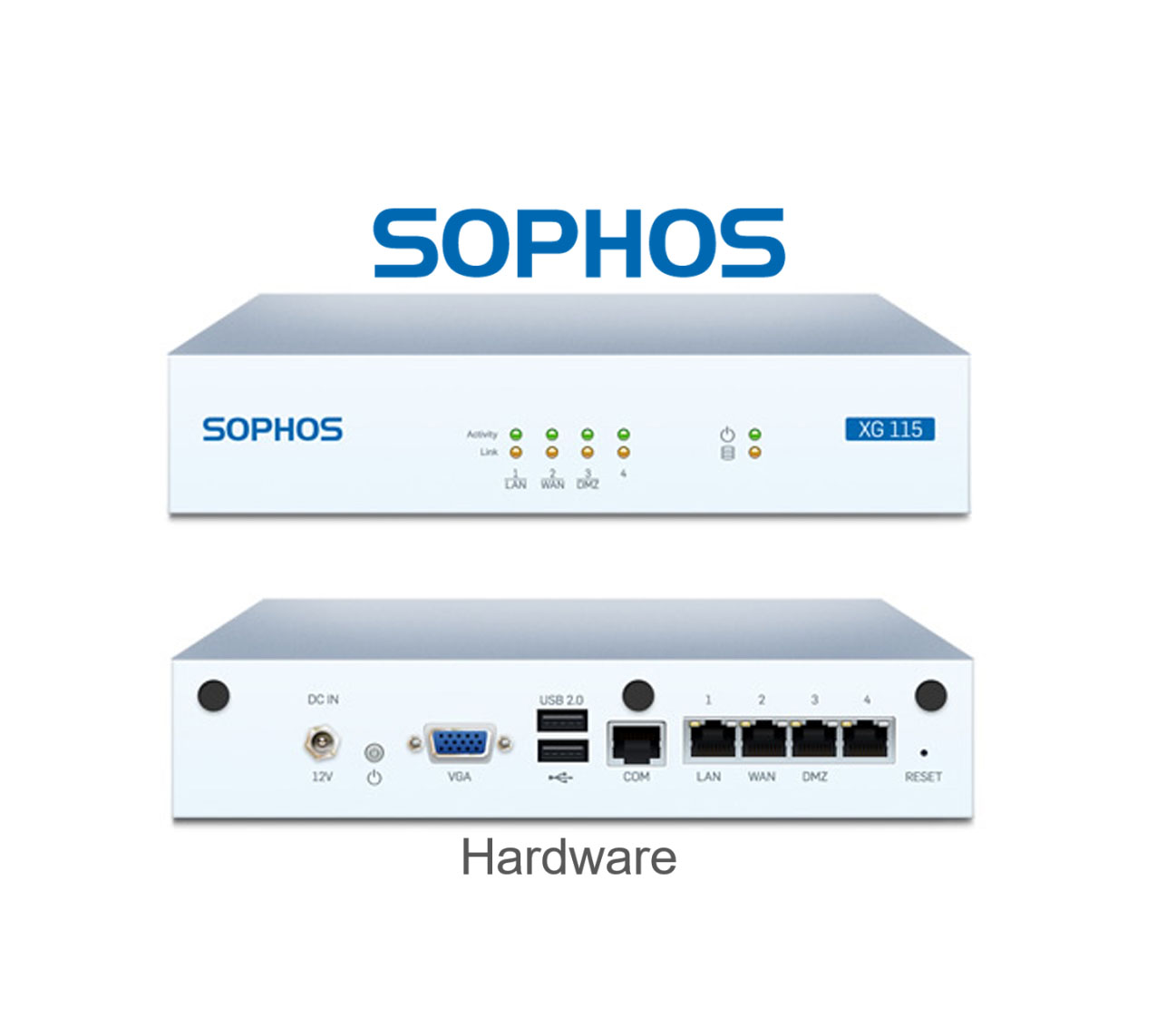 Sophos XG 115 Rev.2 Network Security Firewall Appliance | 4-Port Gigabit | Next-Generation Firewall | UTM Security