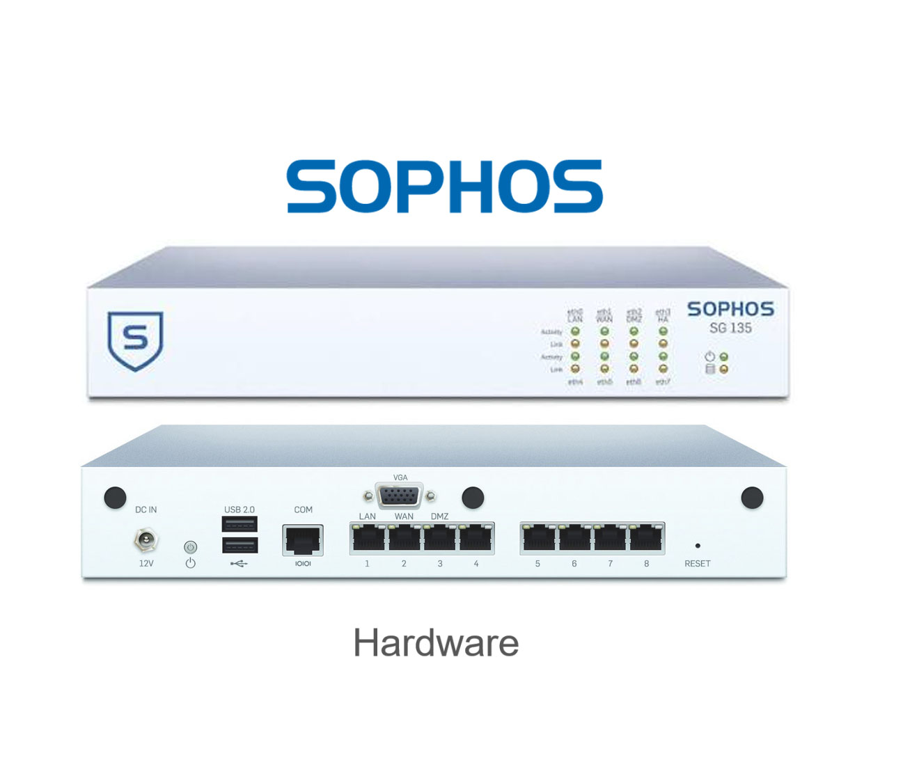 Sophos XG 135 Rev.2 Network Security Firewall Appliance | 8-Port Gigabit | Next-Generation Firewall | UTM Security
