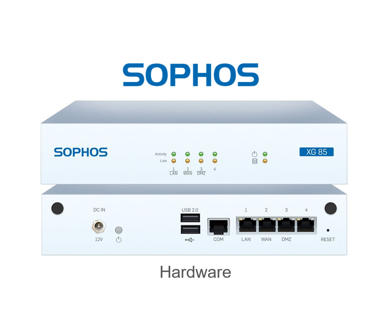 Sophos XG 85 Rev.3 Network Security Firewall Appliance | 4-Port Gigabit | Fanless Next-Generation Firewall | UTM Security