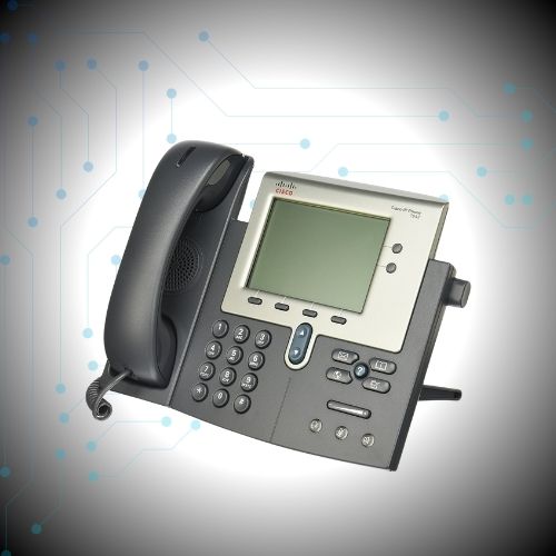 Cisco 7942 IP Phone | Gigabit VoIP Business Telephone | PoE Supported | Enterprise Office Phone