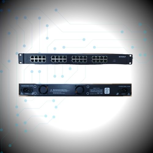 NETSCOUT 340-1046 | 8-Port Gigabit Network TAP | RJ45 Ethernet | Redundant PSU | 1U