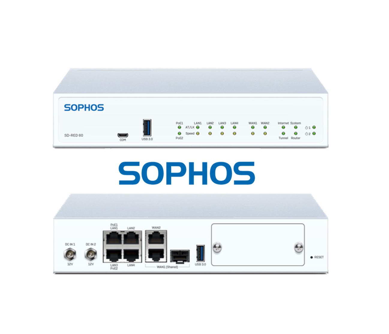 Sophos SD-RED 60 Secure Remote Ethernet Device | Branch Office VPN Appliance | Remote Network Extension
