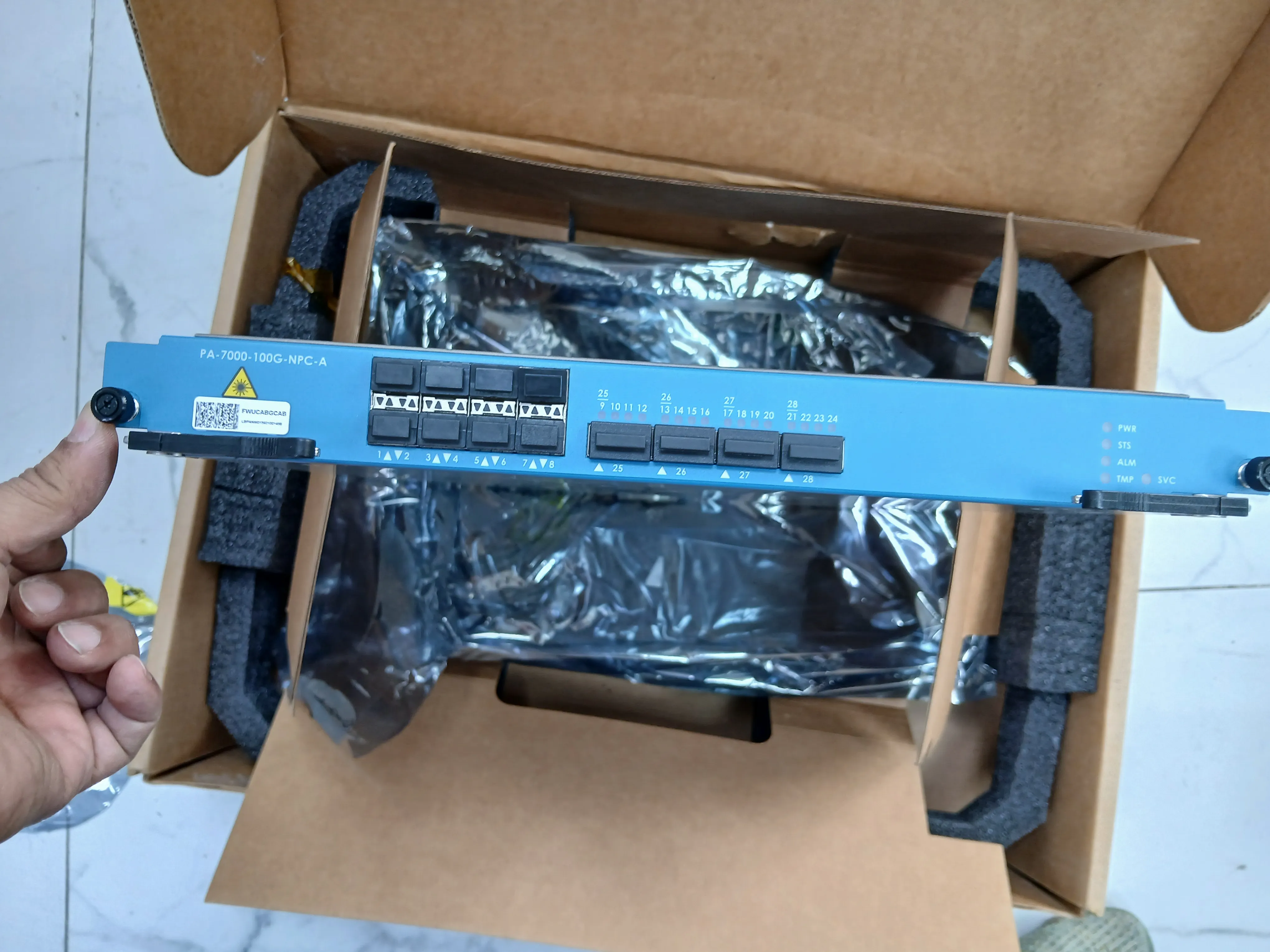 Palo Alto Networks PA-7000-100G-NPC-A Network Processing Card | 100GbE Firewall Interface Module | PA-7000 Series