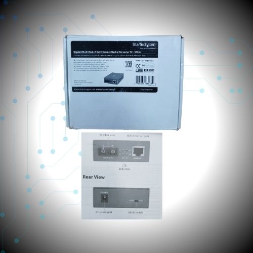 Gigabit Fiber to Ethernet Media Converter | Open SFP Slot | RJ45 10/100/1000Mbps