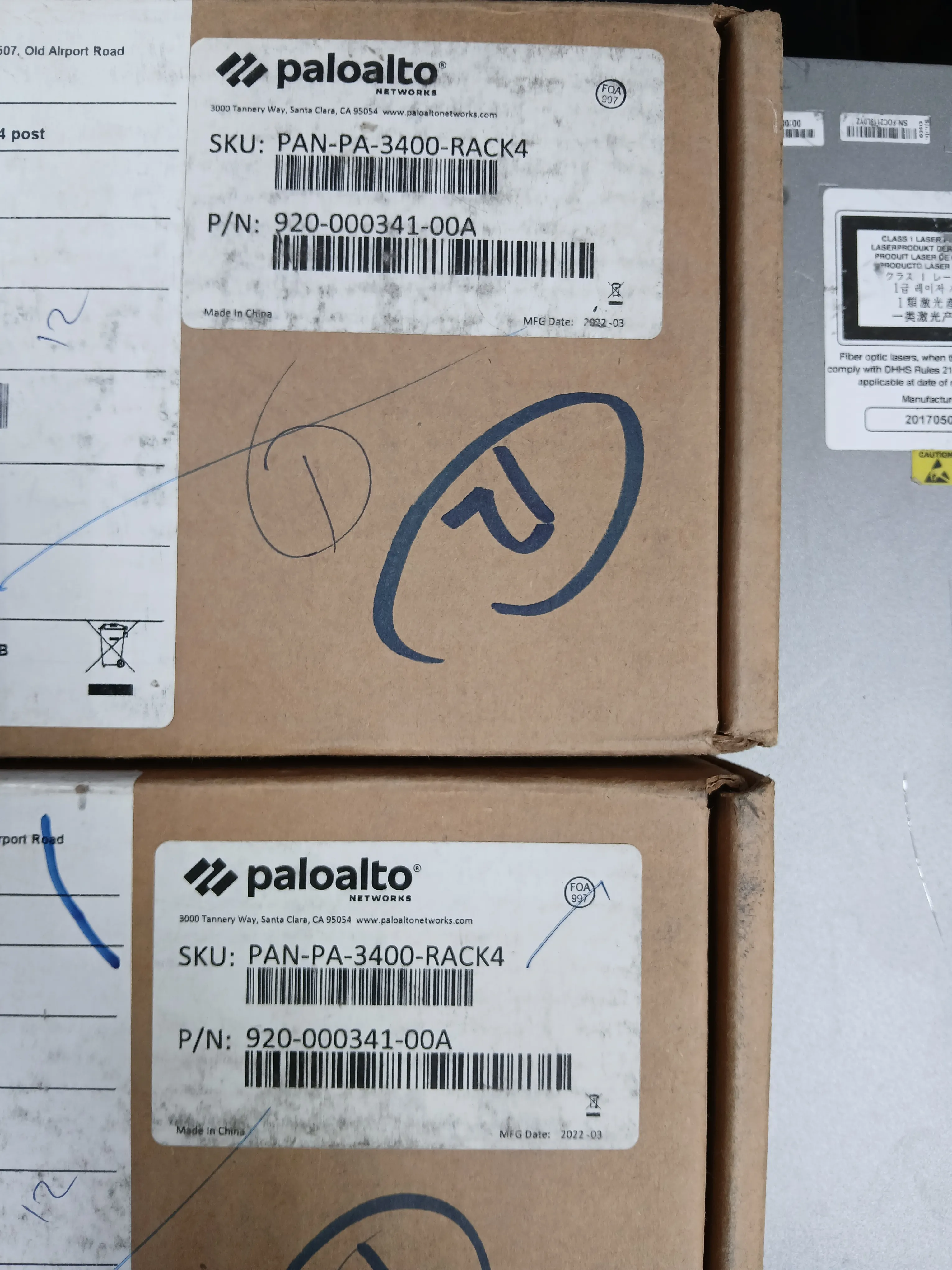 Palo Alto Networks PAN-PA-3400-RACK4 4-Post Rack Mount Kit | Rackmount Accessory for PA-3400 Series Firewalls