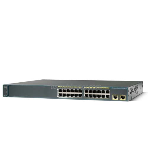 Cisco 2960 24-Port Switch WS-C2960-24LT-L V02 PoE-8