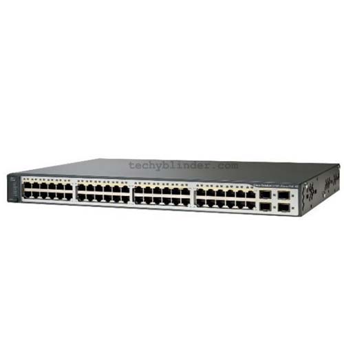 Cisco Catalyst 3750V2-48PS front view