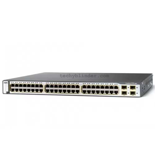 Cisco Catalyst 3750G-48PS-S Managed Switch