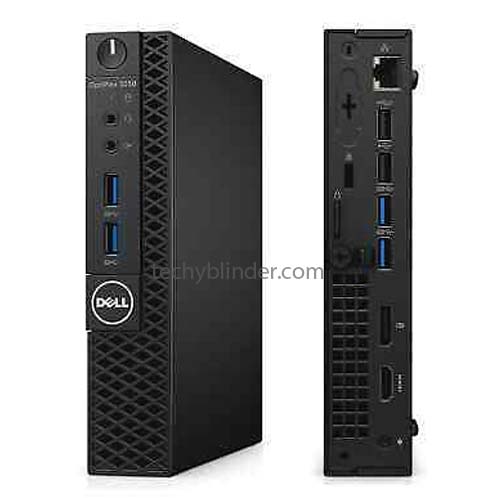 Dell OptiPlex 3050 Micro PC - front and back