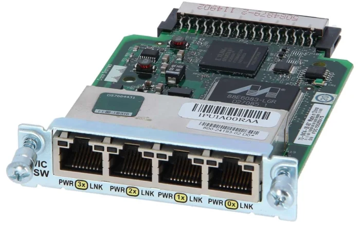 Cisco HWIC-4ESW 4 Port PoE Interface Card